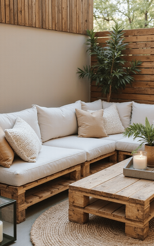 1. Pallet Outdoor Lounge Sofa Project