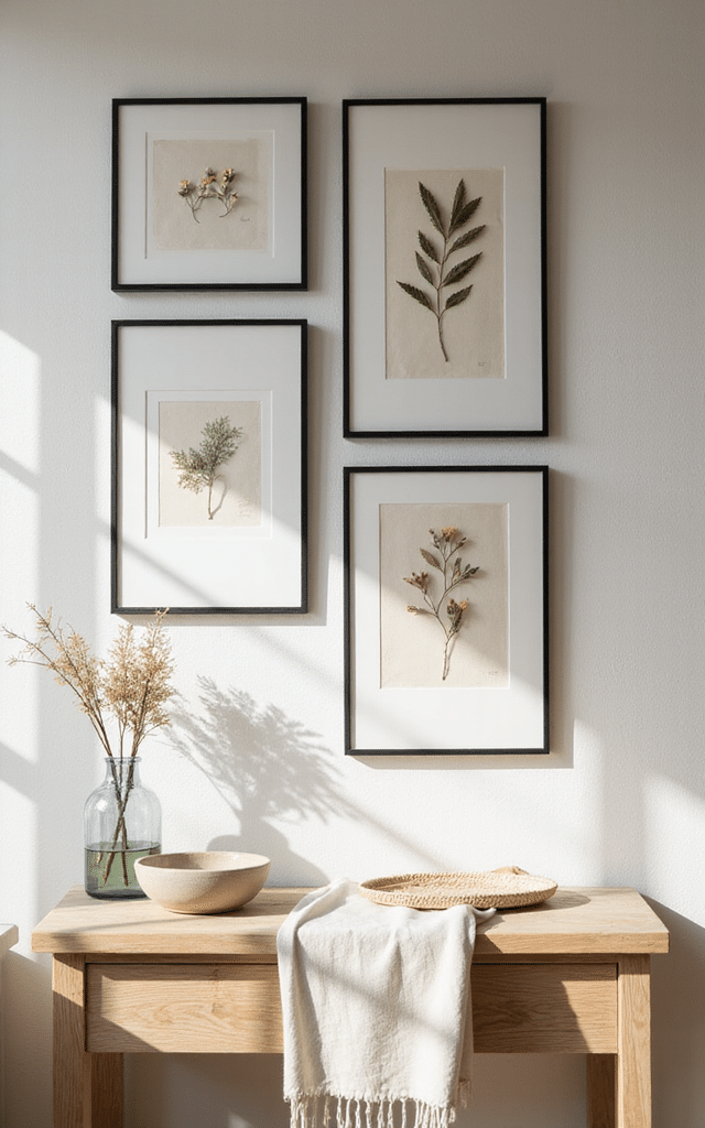 1. Pressed Flowers Ideas for Framed Botanical Wall Art
