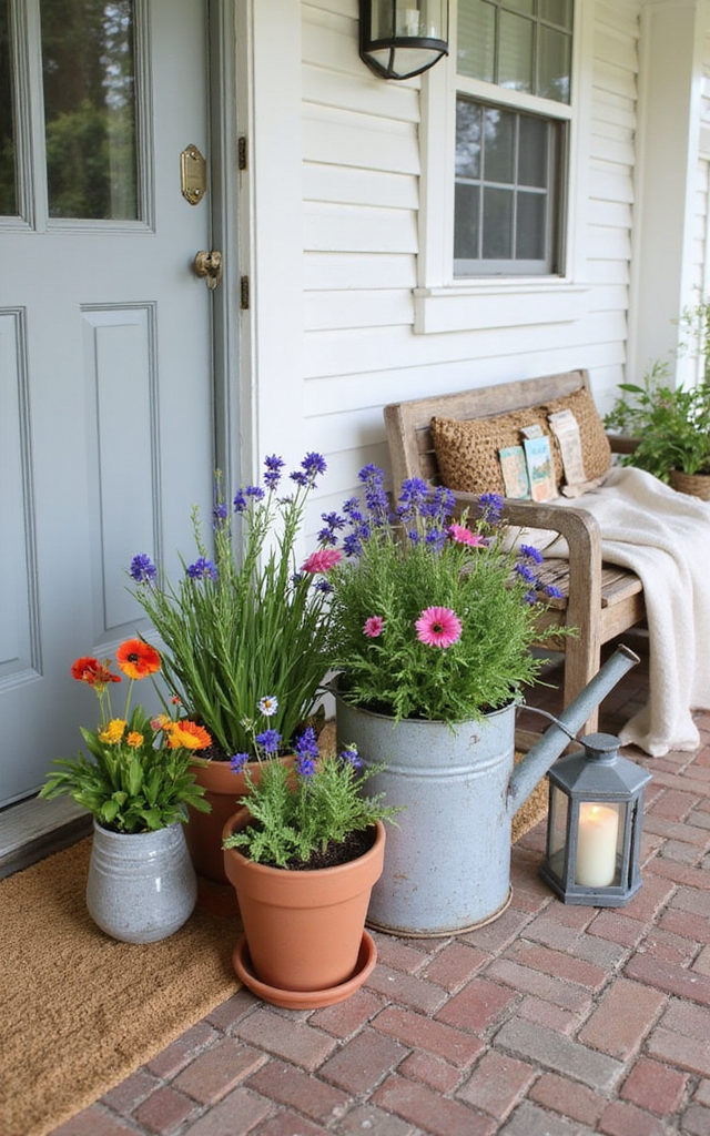 12. Wildflower Mixes for Cottage-Style Front Porch Flowers