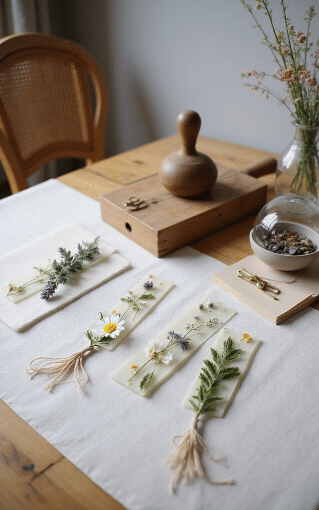 4. Pressed Flowers Ideas for Decorative Bookmarks