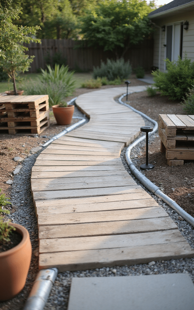 13. Pallet Outdoor Pathway Project