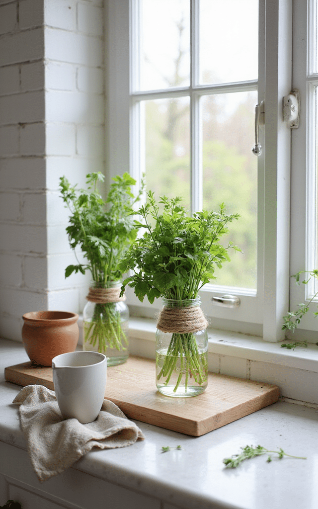6. Herb Garden Jars: DIY Spring Decor You Can Actually Use