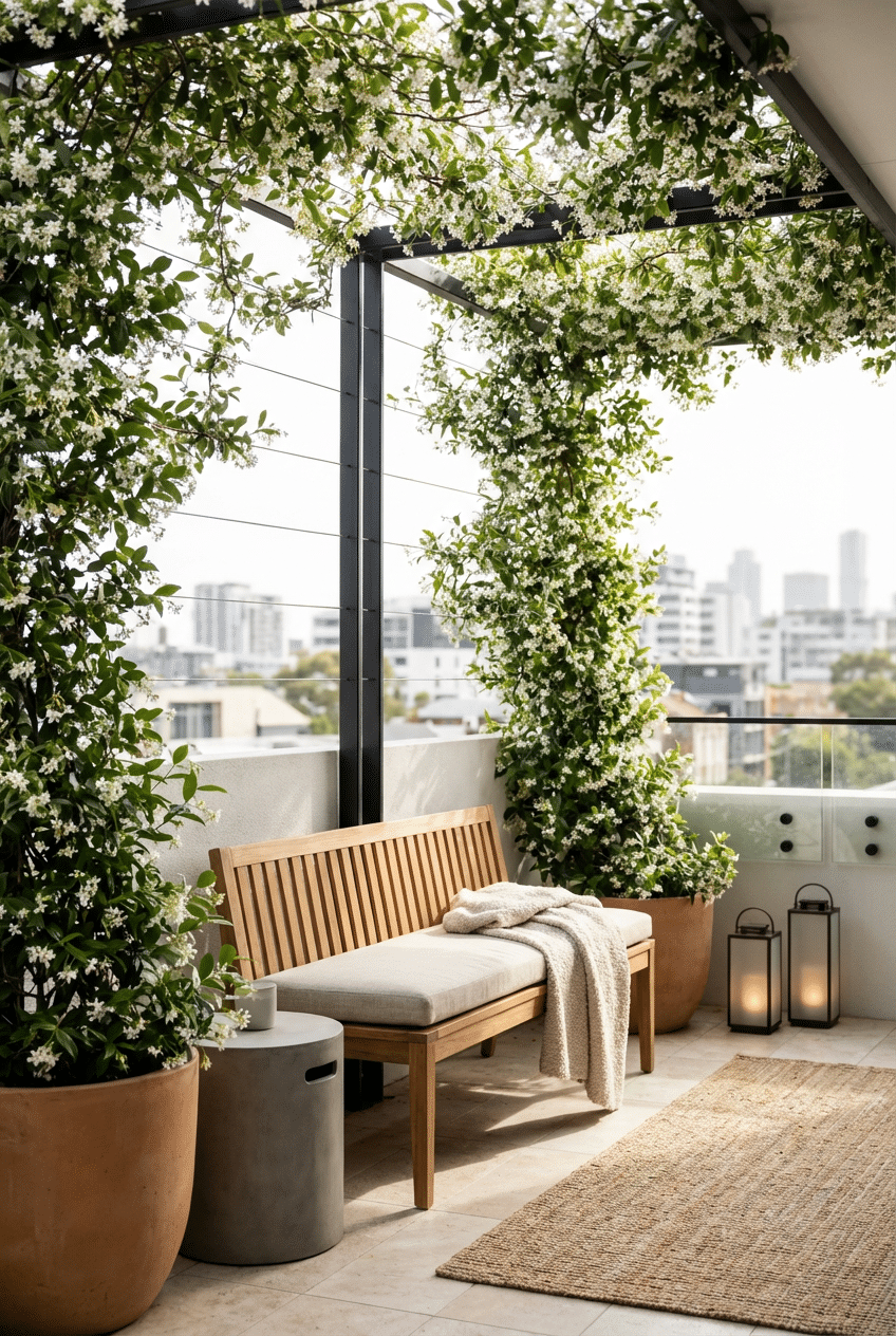 9. Create a Star Jasmine Canopy Overhead