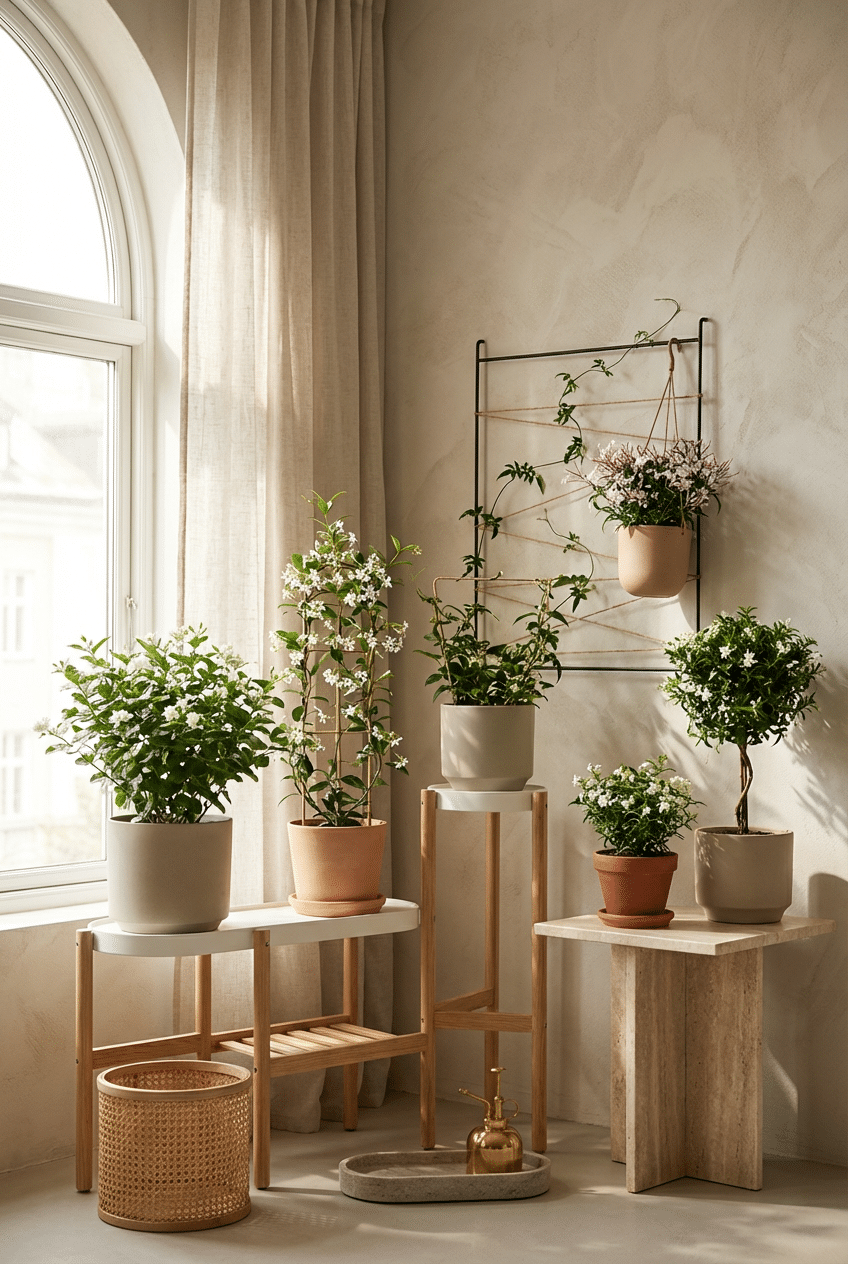 How to Style Jasmine Plants Indoors Like a Designer