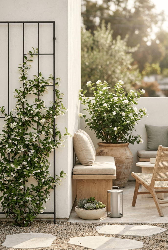 The Colour Palette That Works Beautifully With Jasmine Outdoors