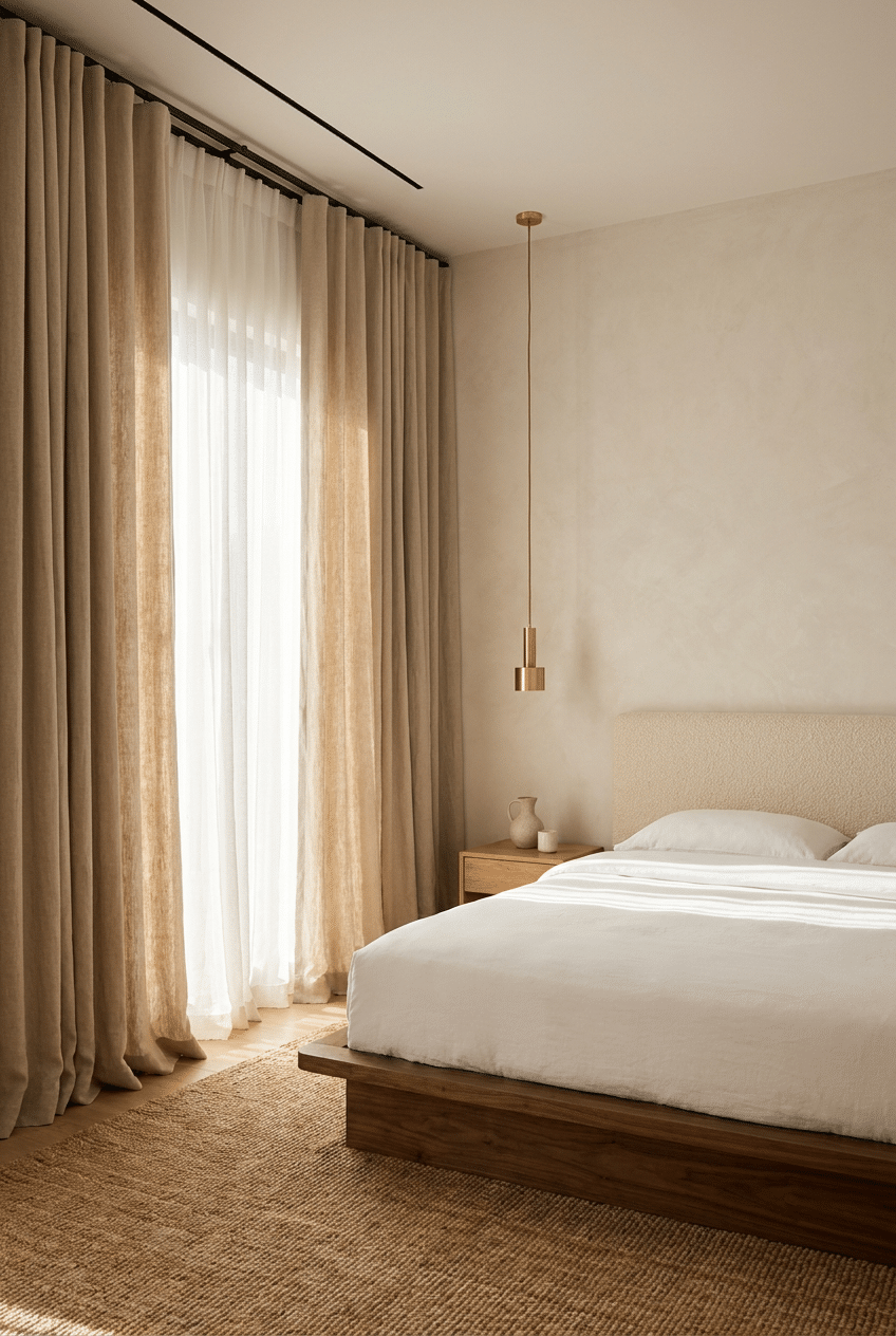 1. Bedroom Curtain Ideas: Why Floor-to-Ceiling Drapes Are a Game Changer