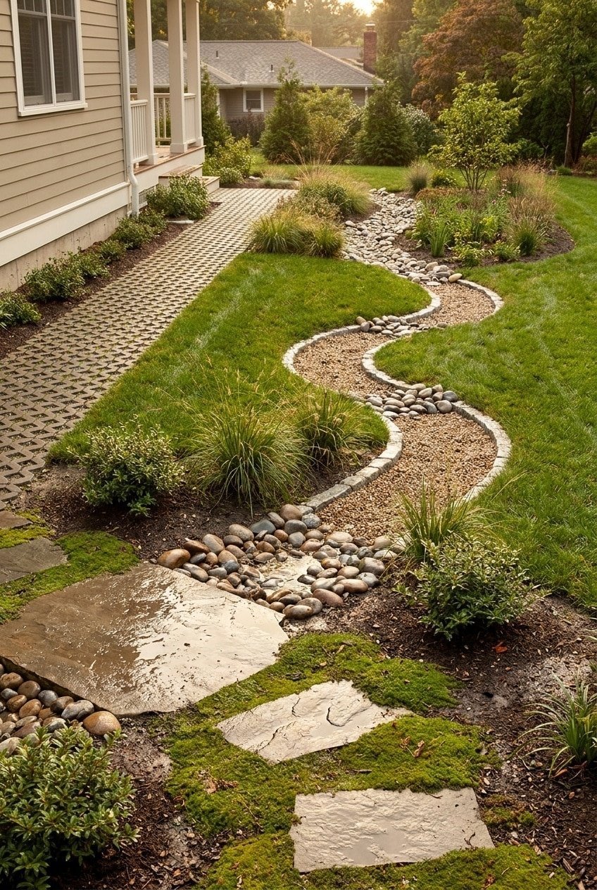 2. Surface Swales for Natural Water Flow