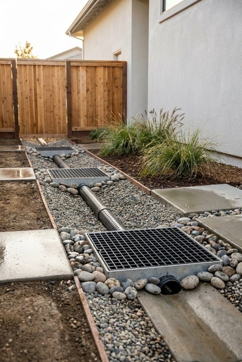 8. Catch Basins for Heavy Water Flow
