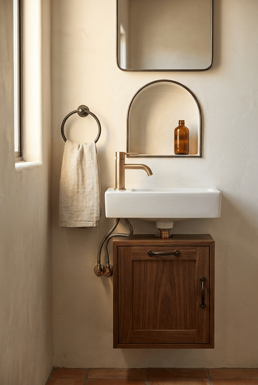 5. Wrought Iron and Brass Hardware Details