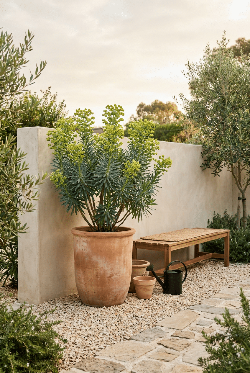 10. Euphorbia – A Striking Mediterranean Garden Plant