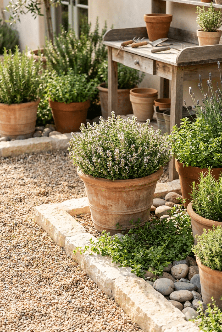 8. Thyme – A Tough and Tasty Mediterranean Garden Plant