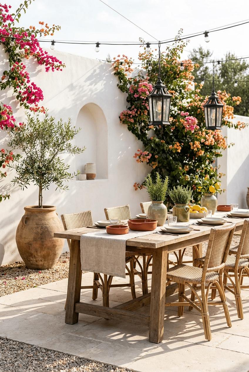 8. Outdoor Dining the Greek Way