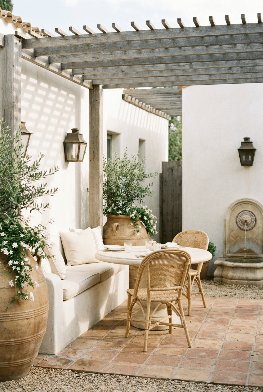 1. Classic White Rendered Walls