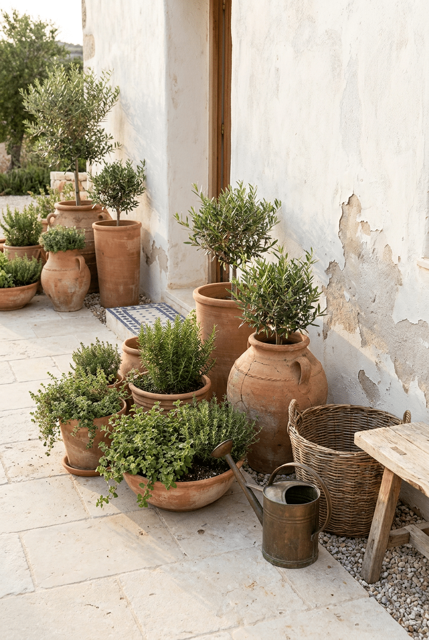 2. Terracotta Pots Everywhere