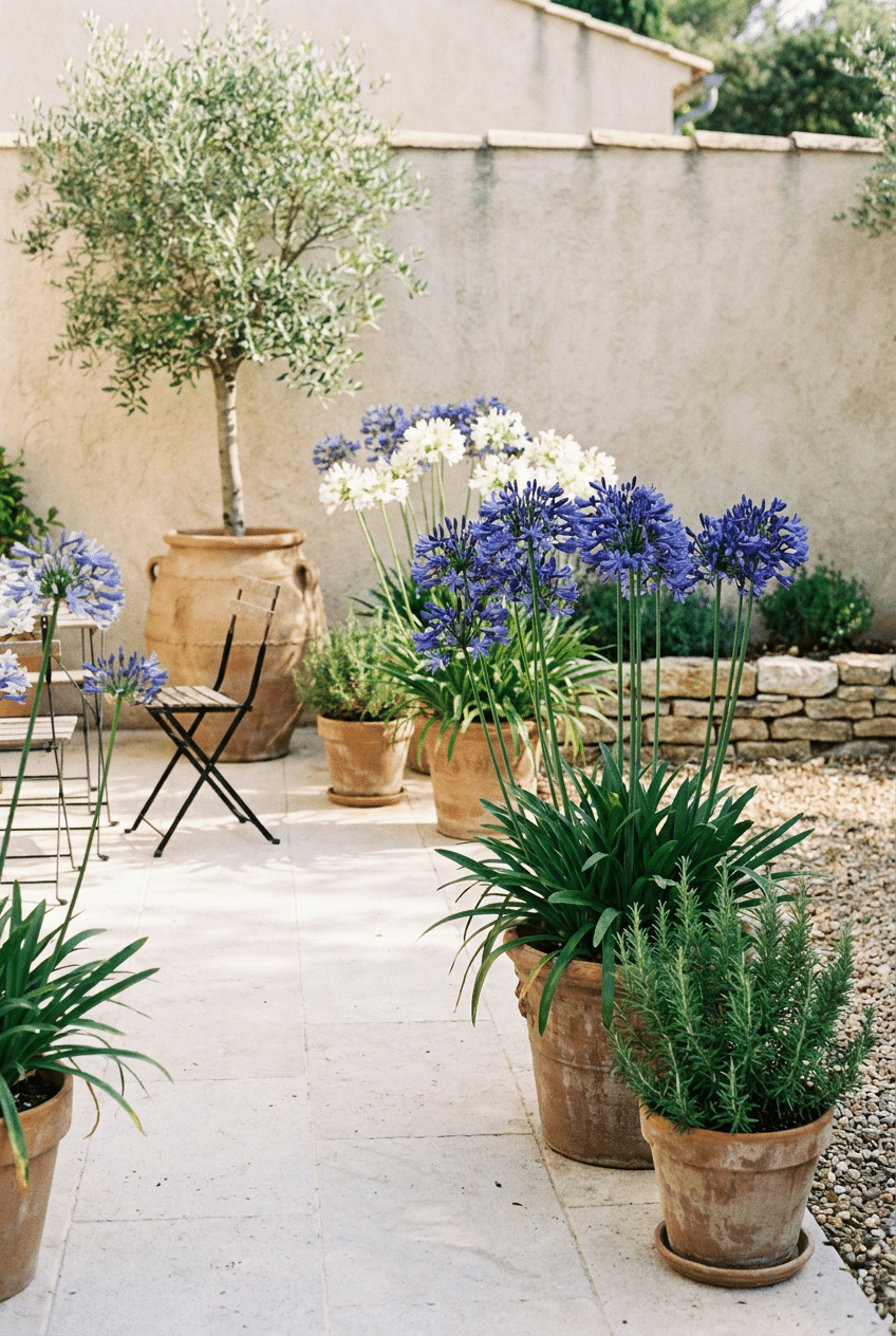 5. Agapanthus – Bold and Beautiful in Any Mediterranean Garden