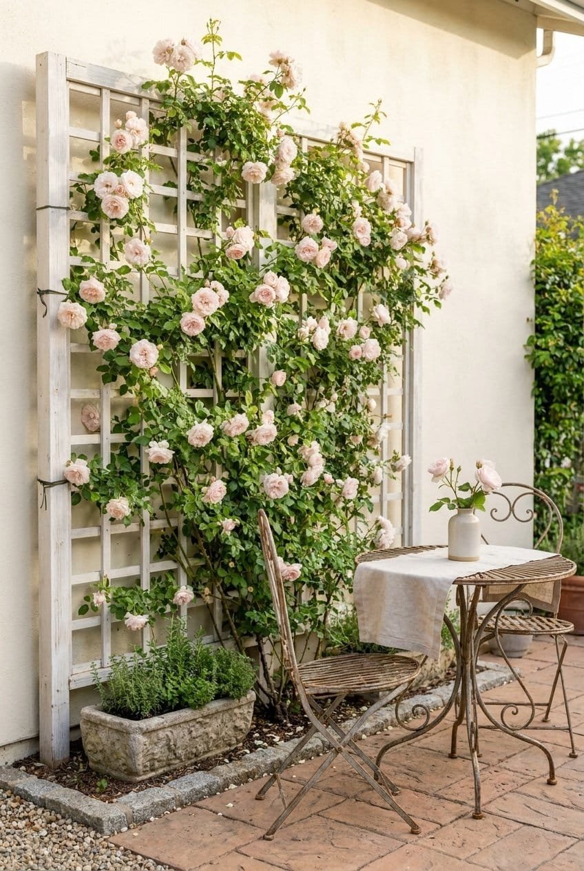 1. New Dawn – A Classic Among the Best Rose Types for Climbing
