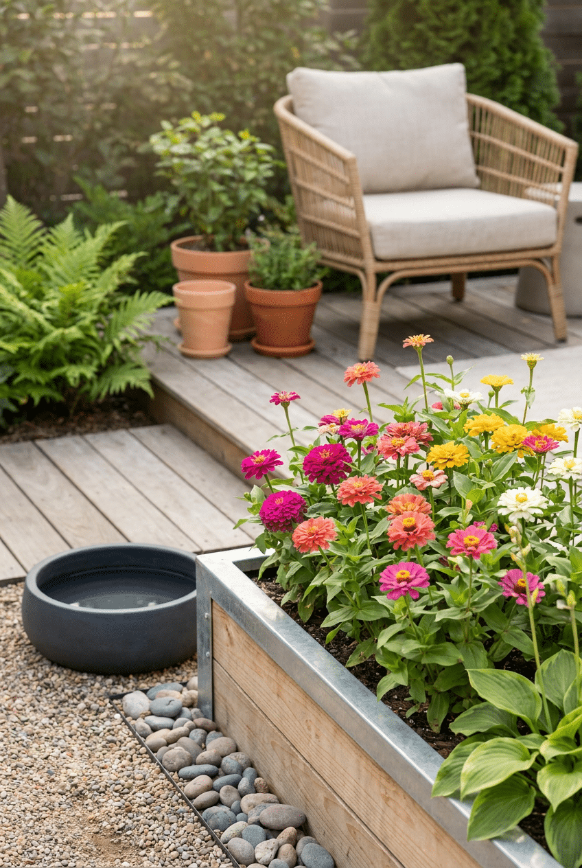 8. Zinnias – Bold And Colorful Pet Friendly Garden Plants