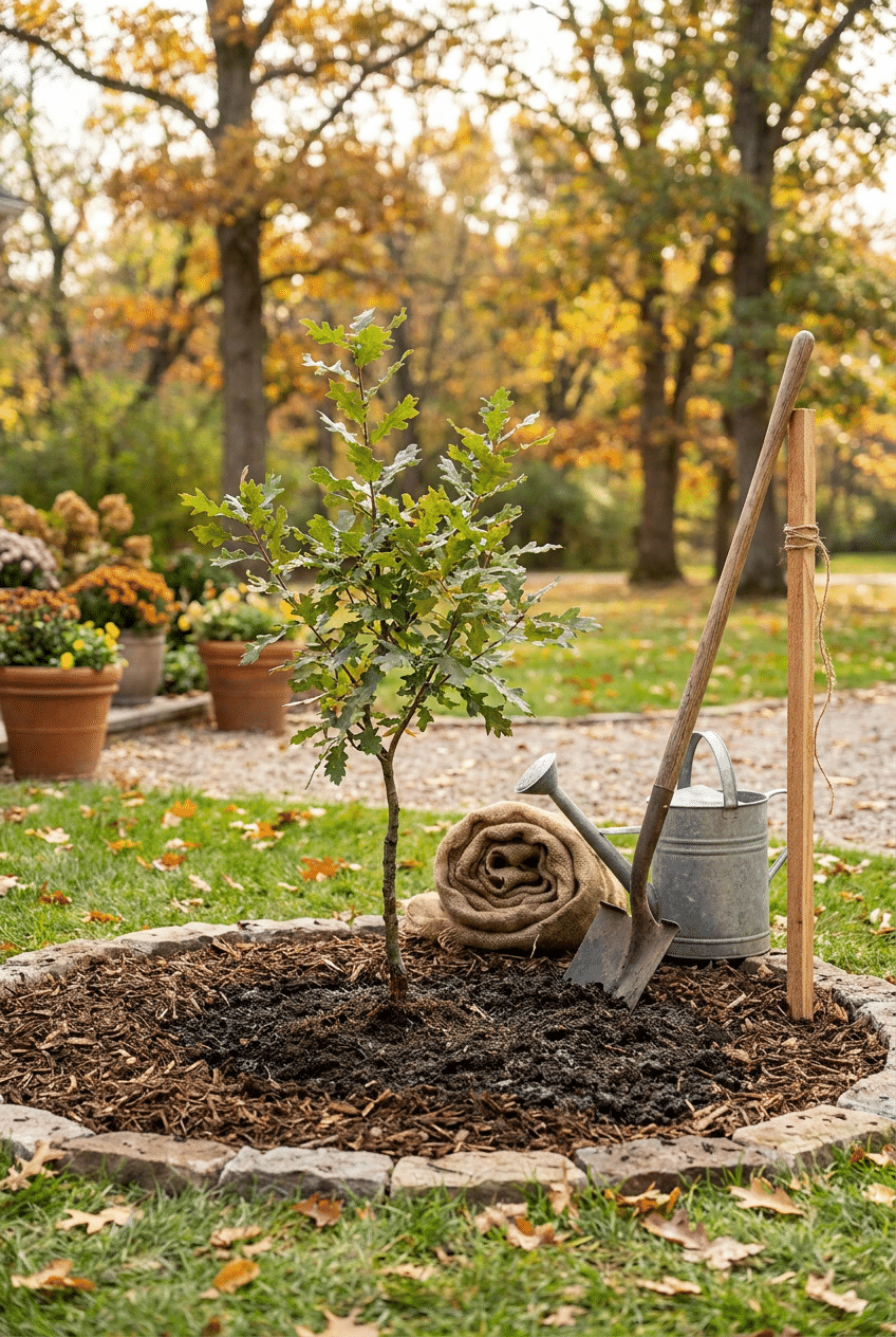 2. Oak Tree — The King of Fall Planting Trees
